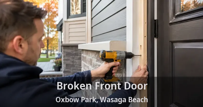 Broken Front Door Oxbow Park, Wasaga Beach - ON