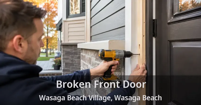 Broken Front Door Wasaga Beach Village, Wasaga Beach - ON