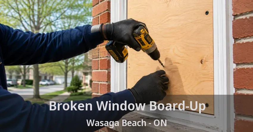 Broken Window Board-Up Wasaga Beach - ON