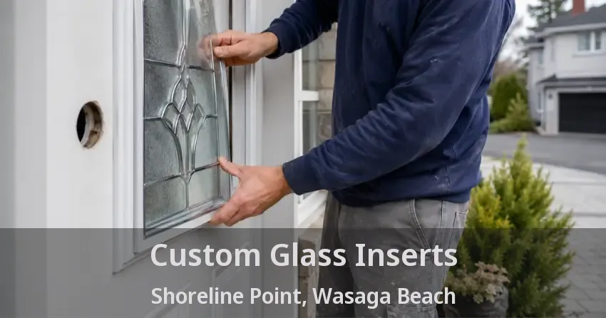 Custom Glass Inserts Shoreline Point, Wasaga Beach - ON
