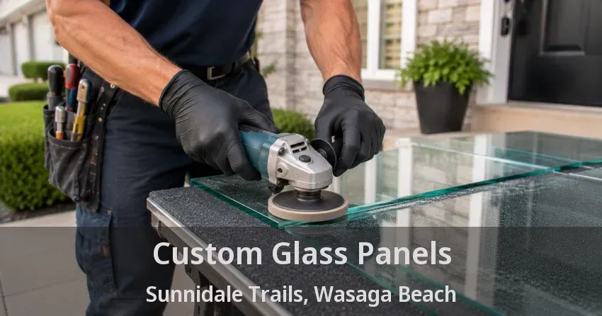 Custom Glass Panels Sunnidale Trails, Wasaga Beach - ON