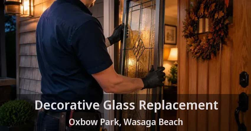 Decorative Glass Replacement Oxbow Park, Wasaga Beach - ON