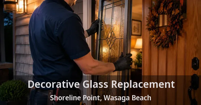 Decorative Glass Replacement Shoreline Point, Wasaga Beach - ON