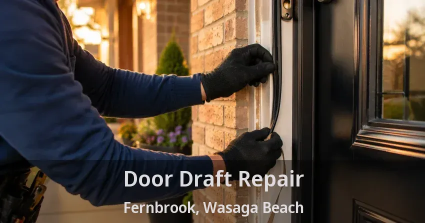 Door Draft Repair Fernbrook, Wasaga Beach - ON