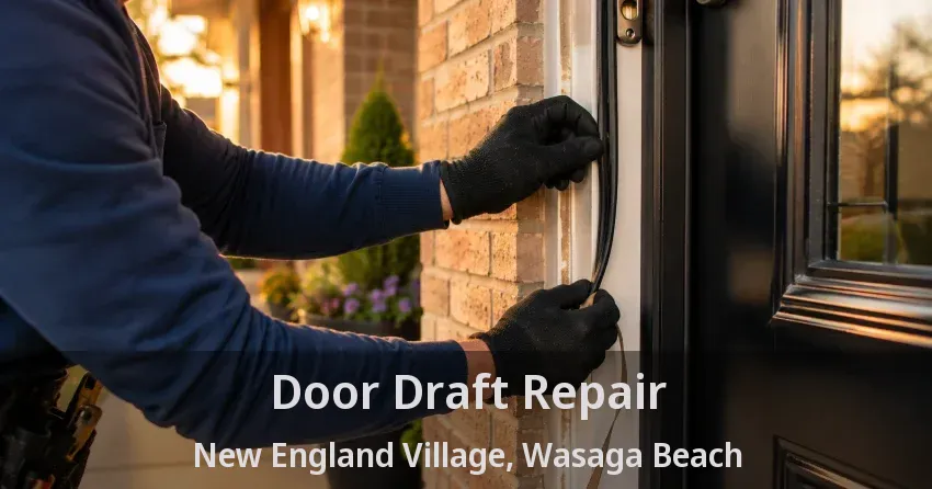 Door Draft Repair New England Village, Wasaga Beach - ON
