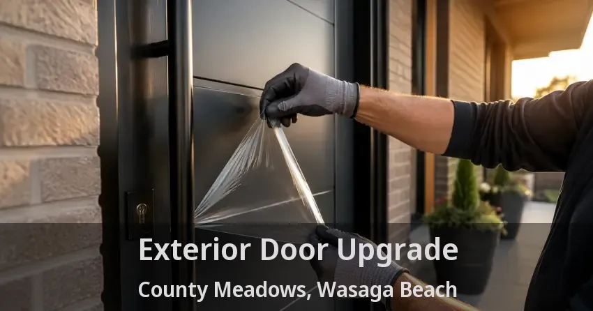 Exterior Door Upgrade County Meadows, Wasaga Beach - ON