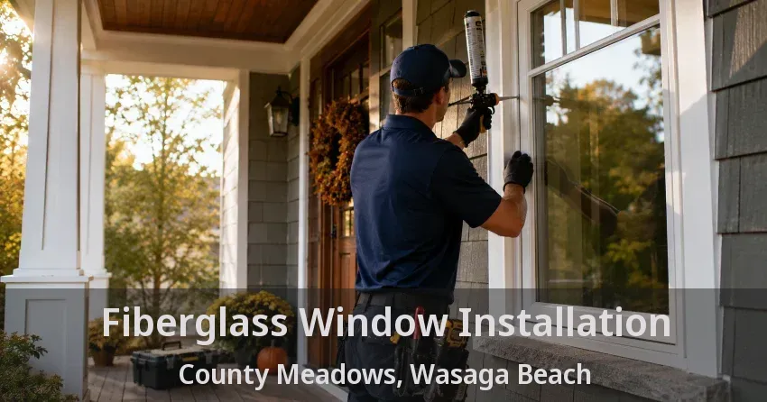 Fiberglass Window Installation County Meadows, Wasaga Beach - ON