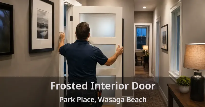 Frosted Interior Door Park Place, Wasaga Beach - ON