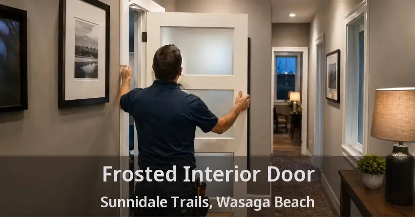 Frosted Interior Door Sunnidale Trails, Wasaga Beach - ON