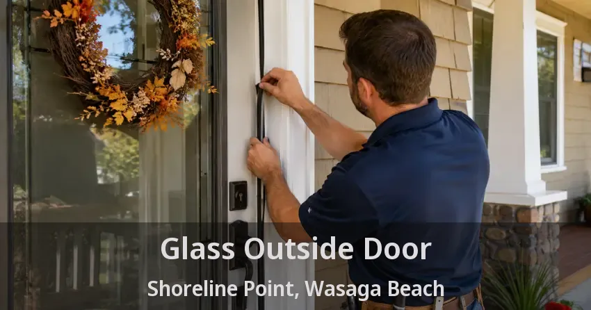 Glass Outside Door Shoreline Point, Wasaga Beach - ON