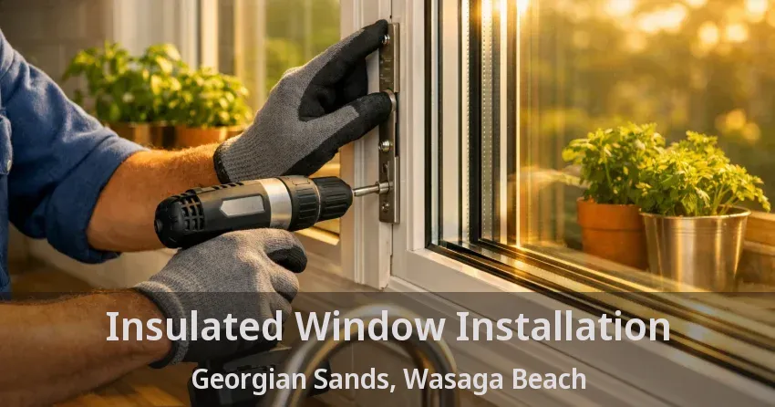 Insulated Window Installation Georgian Sands, Wasaga Beach - ON