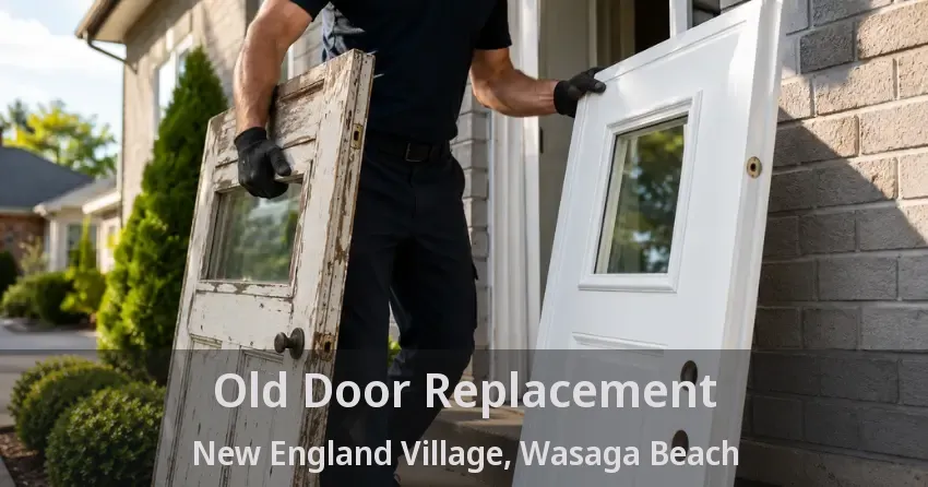 Old Door Replacement New England Village, Wasaga Beach - ON