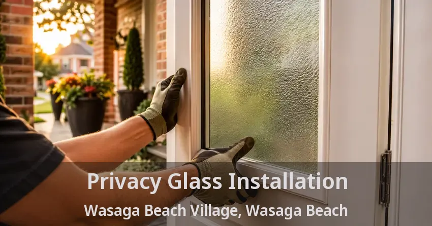 Privacy Glass Installation Wasaga Beach Village, Wasaga Beach - ON