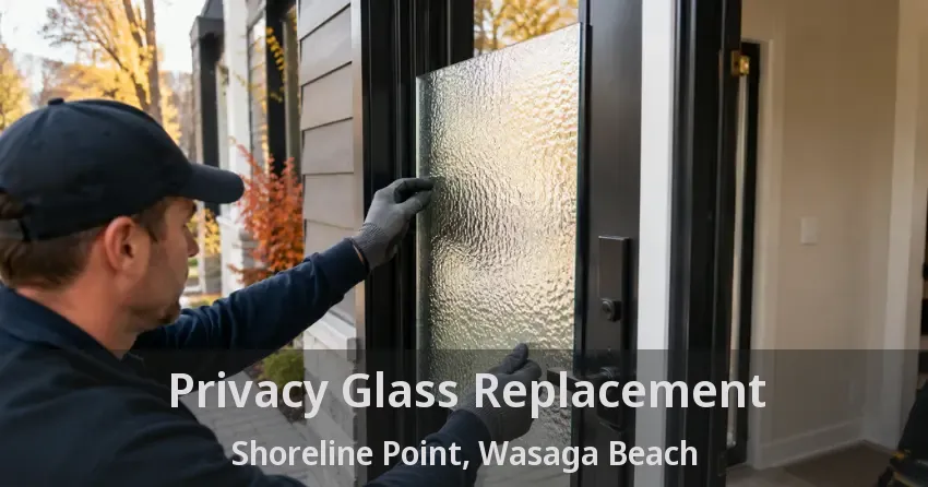 Privacy Glass Replacement Shoreline Point, Wasaga Beach - ON