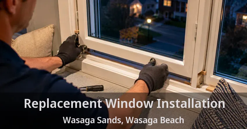 Replacement Window Installation Wasaga Sands, Wasaga Beach - ON