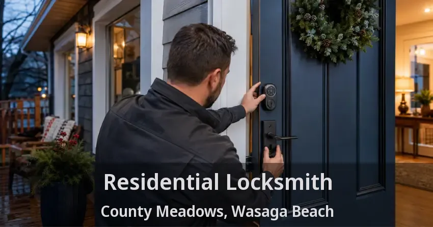 Residential Locksmith County Meadows, Wasaga Beach - ON