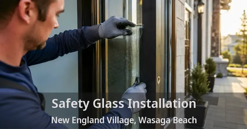 Safety Glass Installation New England Village, Wasaga Beach - ON