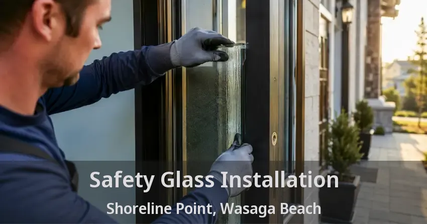 Safety Glass Installation Shoreline Point, Wasaga Beach - ON