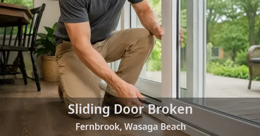 Sliding Door Broken Fernbrook, Wasaga Beach - ON