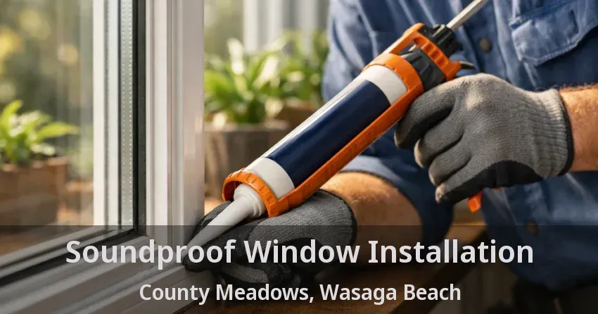 Soundproof Window Installation County Meadows, Wasaga Beach - ON