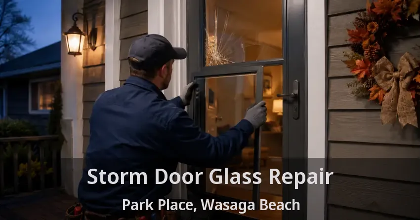 Storm Door Glass Repair Park Place, Wasaga Beach - ON