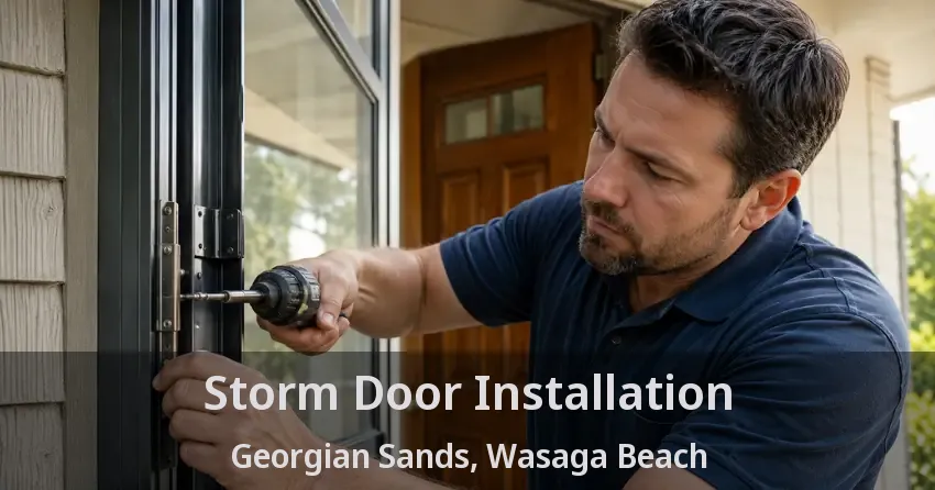 Storm Door Installation Georgian Sands, Wasaga Beach - ON