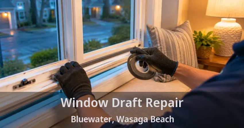 Window Draft Repair Bluewater, Wasaga Beach - ON