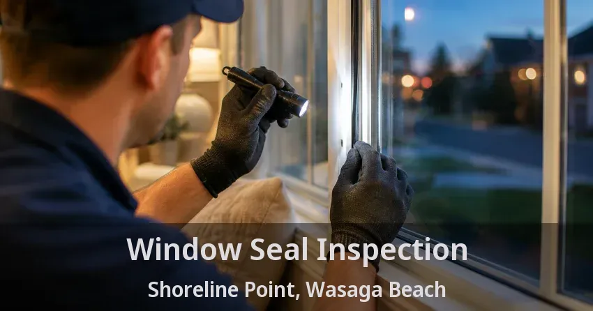 Window Seal Inspection Shoreline Point, Wasaga Beach - ON