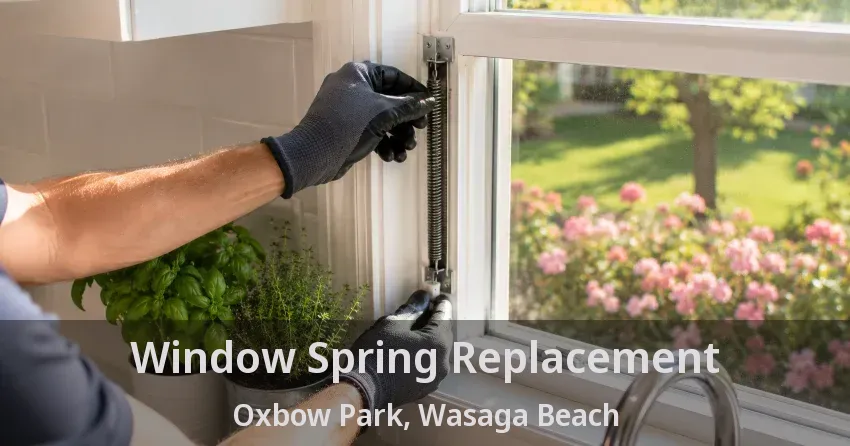 Window Spring Replacement Oxbow Park, Wasaga Beach - ON