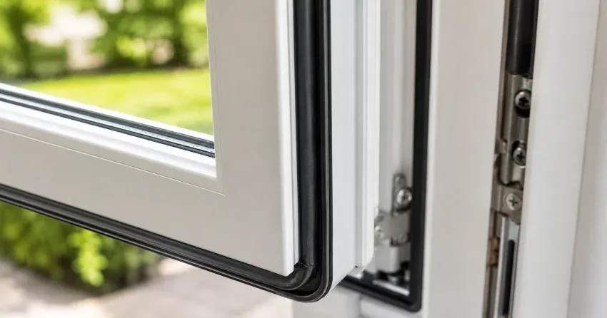 casement window cranked fully open in a Wasaga Sands, Wasaga Beach home
