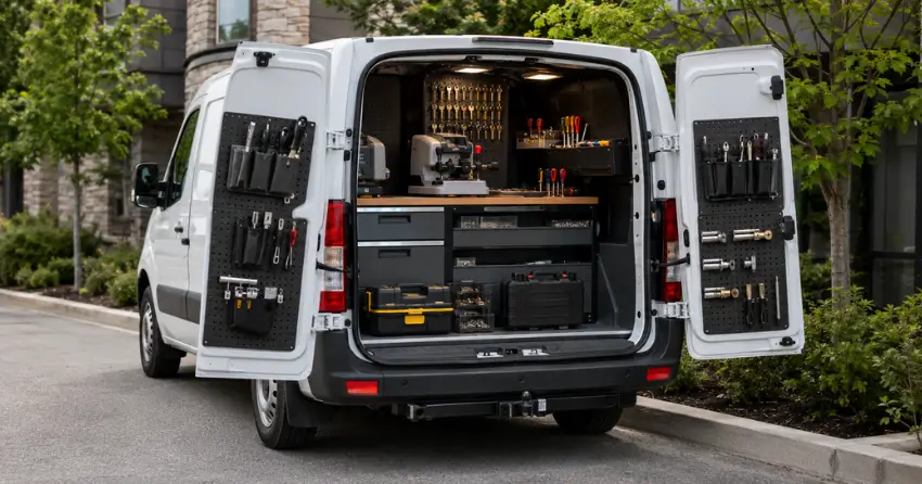 mobile locksmith service vehicle equipped with tools in Wasaga Beach