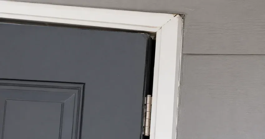 technician tightening a loose door hinge in Fernbrook, Wasaga Beach