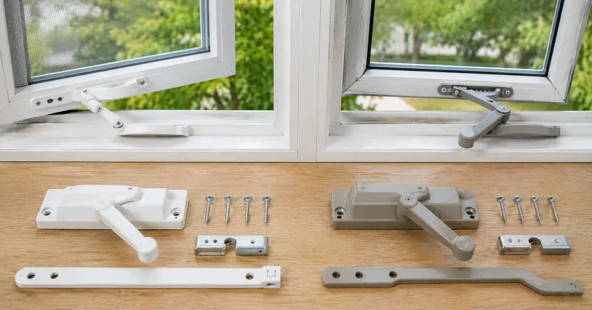 new casement window crank operator installed in Wasaga Beach home